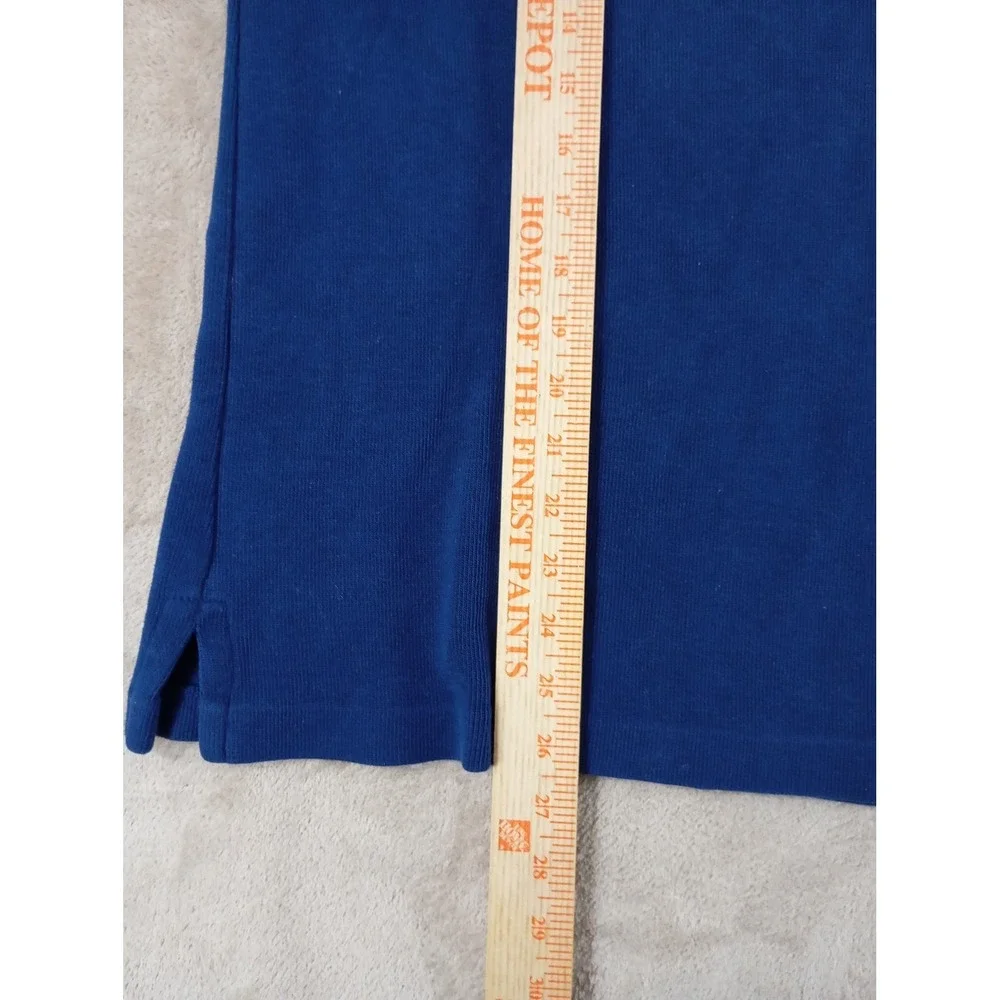 Vintage Polo Ralph Lauren 1/2 Pullover Men Large Navy Blue Mock Neck‎ EUC